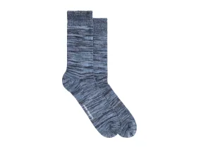 Norse Projects Bjarki Cotton Twist Sock Steel Blue