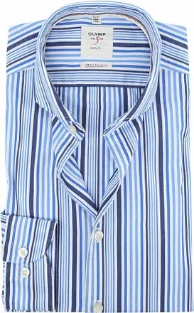 OLYMP Chemise Level 5 Rayures Bleu 353854-18 marine commande