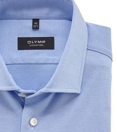 Olymp Chemise Signature Jersey Bleu Clair 850144-11 commande