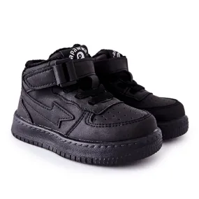 PA1 Chaussures De Sport Hautes Isolées Enfant Noir Clafi le noir