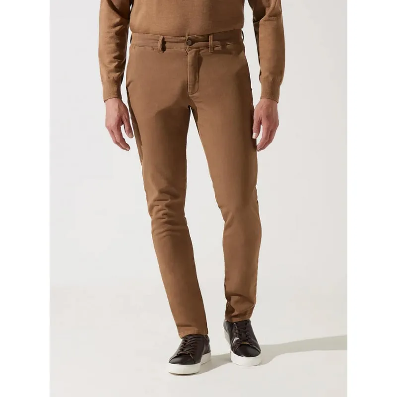 Pantalon chino vitamine imprimé beige homme - Izac | wimod