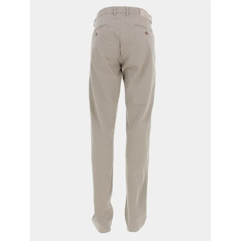 Pantalon chino vitamine imprimé beige homme - Izac | wimod