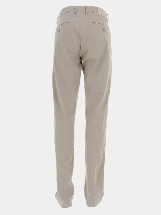 Pantalon chino vitamine imprimé beige homme - Izac | wimod