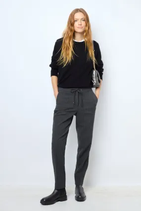 Pantalon droit à rayures - NEVA