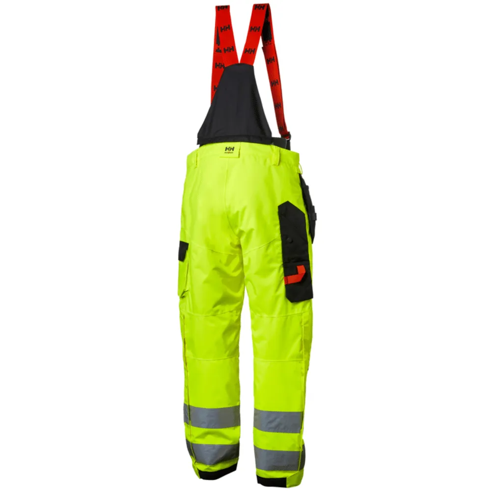 Pantalon imperméable haute visibilité à bretelles Helly Hansen ALNA SHELL CONSTRUCTION