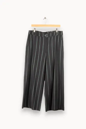 Pantalon large à rayures vertes - XL/42