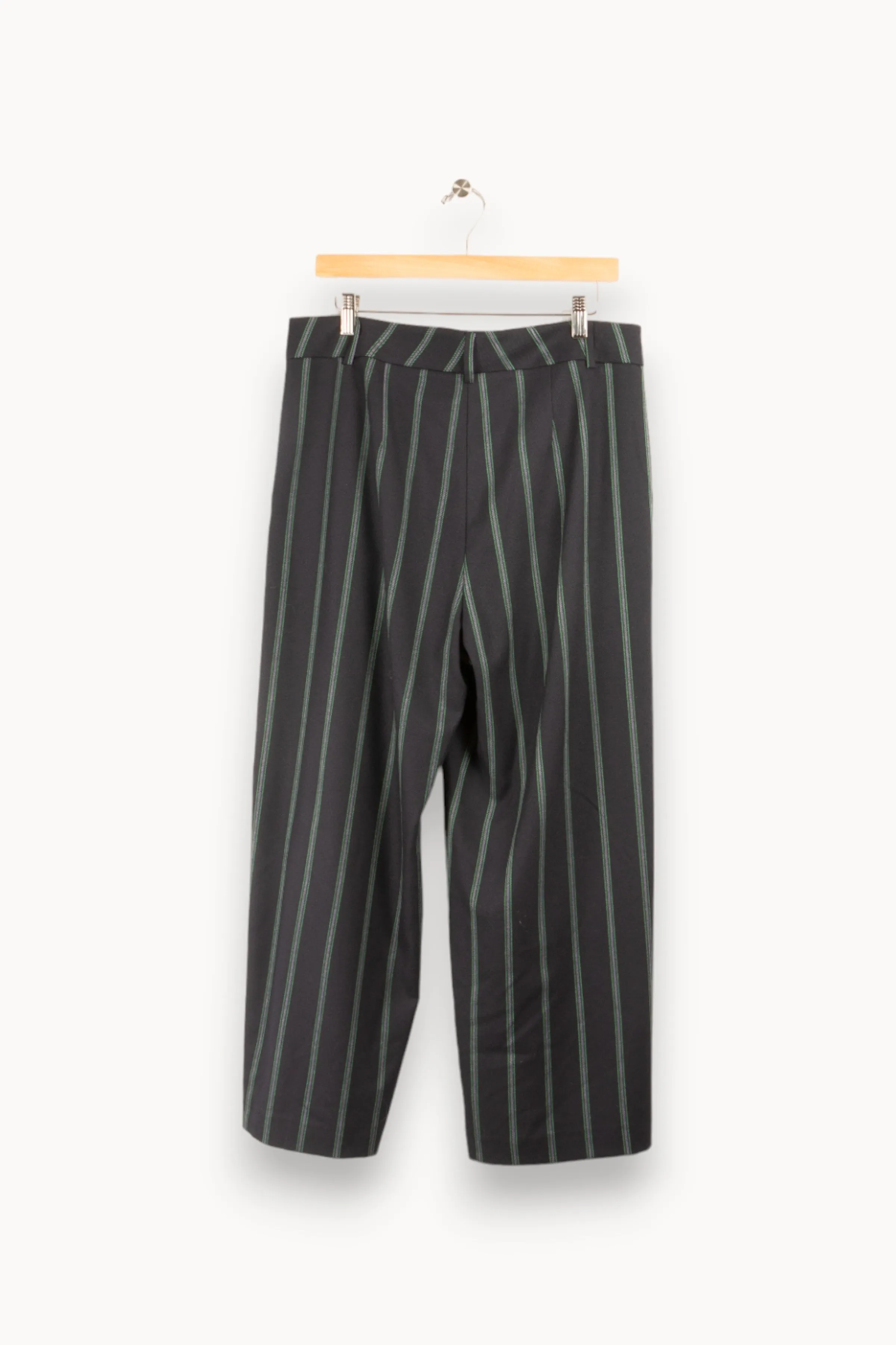 Pantalon large à rayures vertes - XL/42