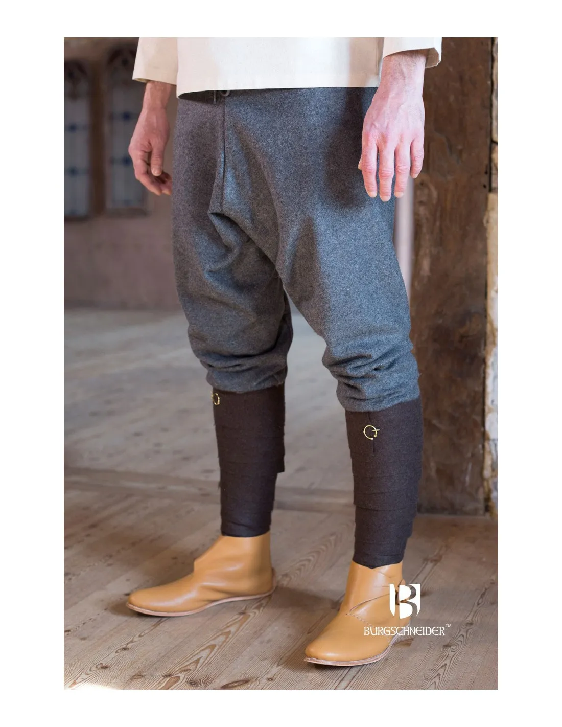 Pantalon médiéval Fenris, gris foncé ⚔️ Boutique Épées