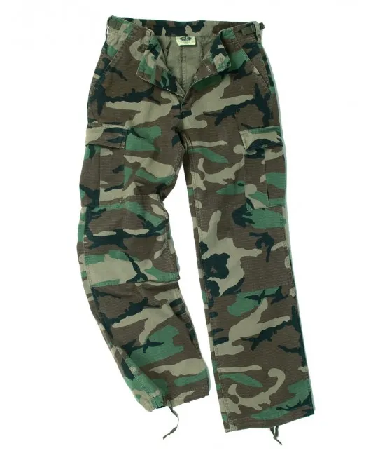 PANTALON US BDU RIPSTOP WOODLAND - WOMAN