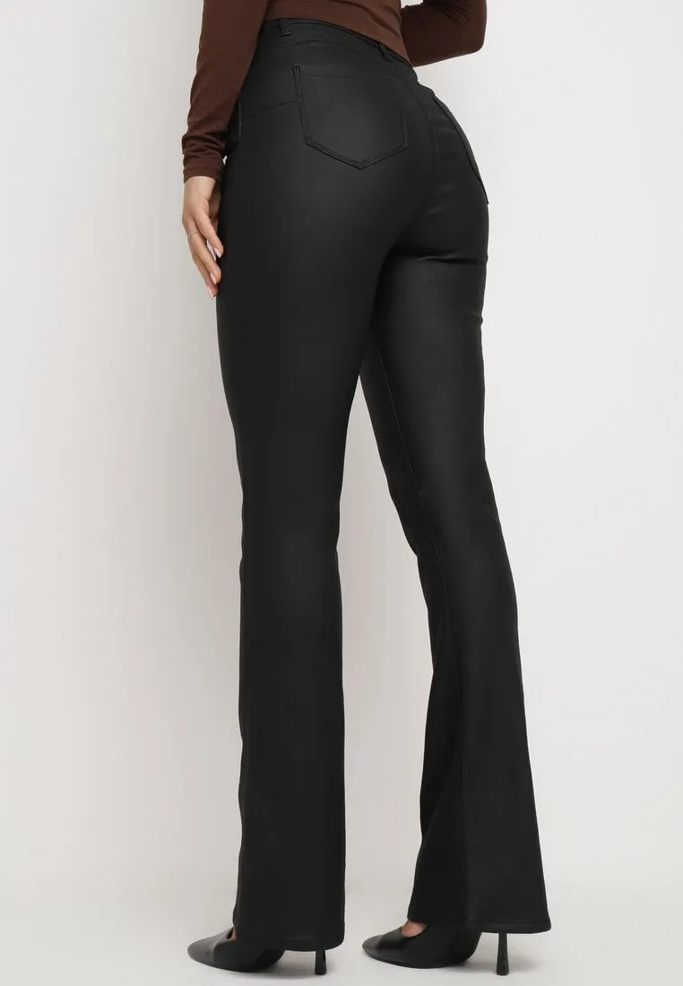 Pantalon à cloche classique noir