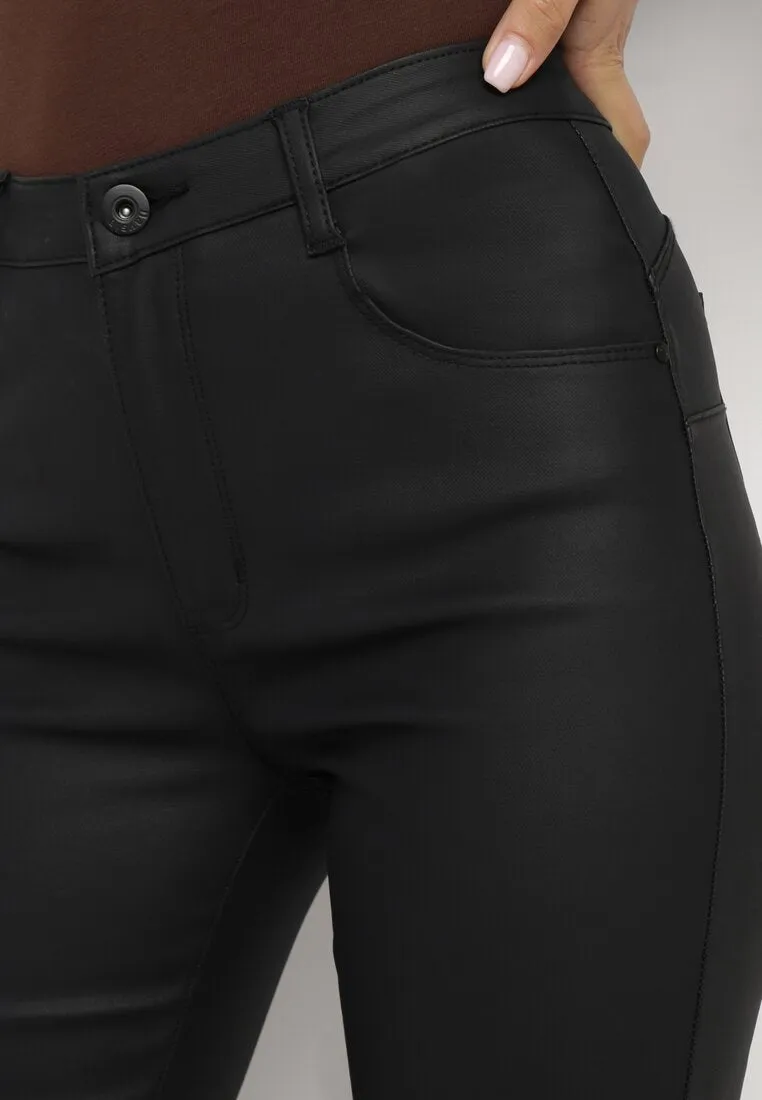 Pantalon à cloche classique noir