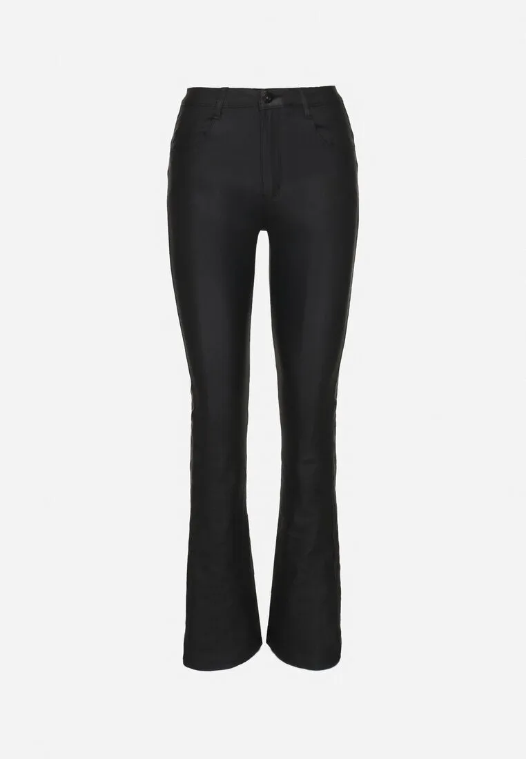 Pantalon à cloche classique noir