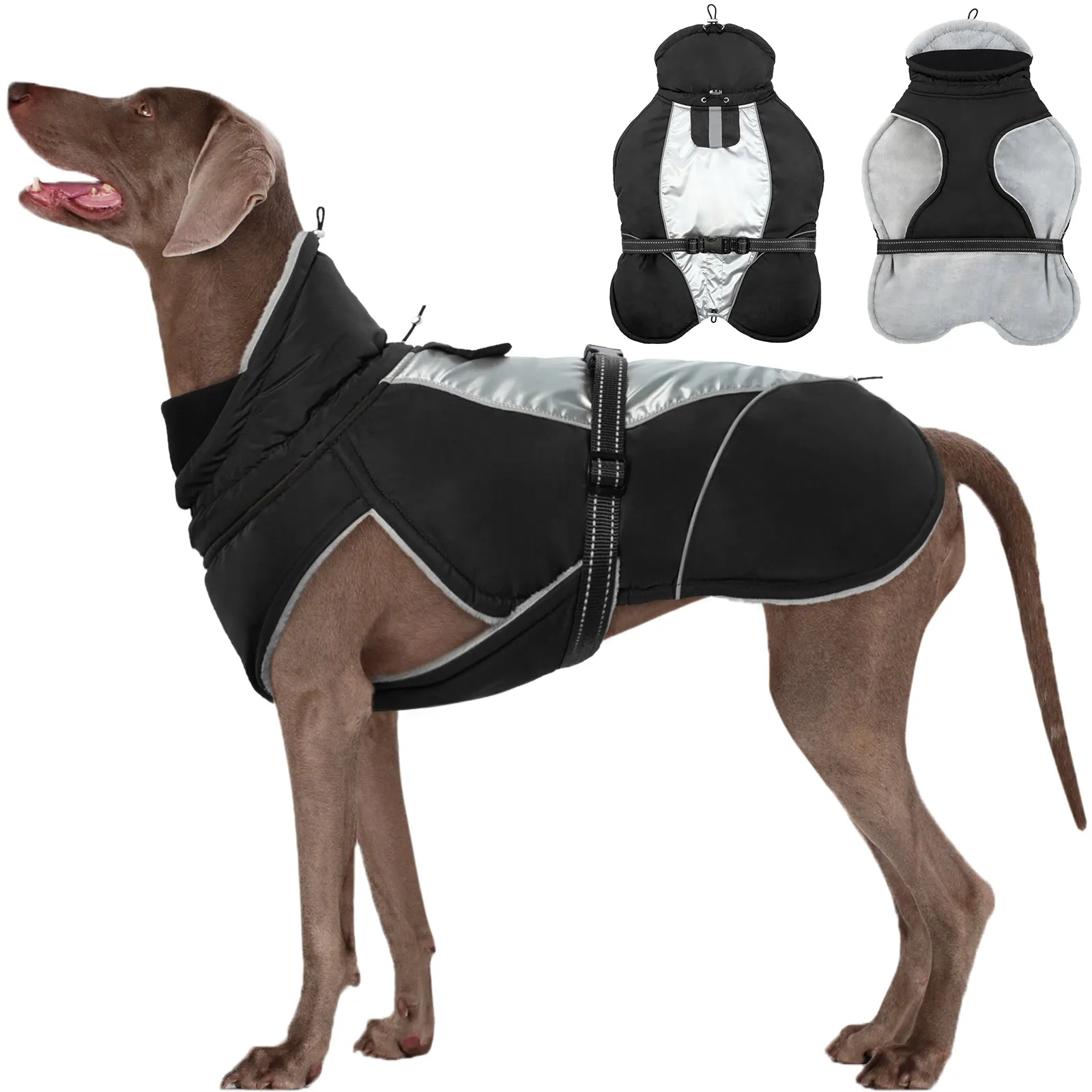 PawComfort - Gilet réfléchissant pour chien pour l'hiver | Sr et chaleureux