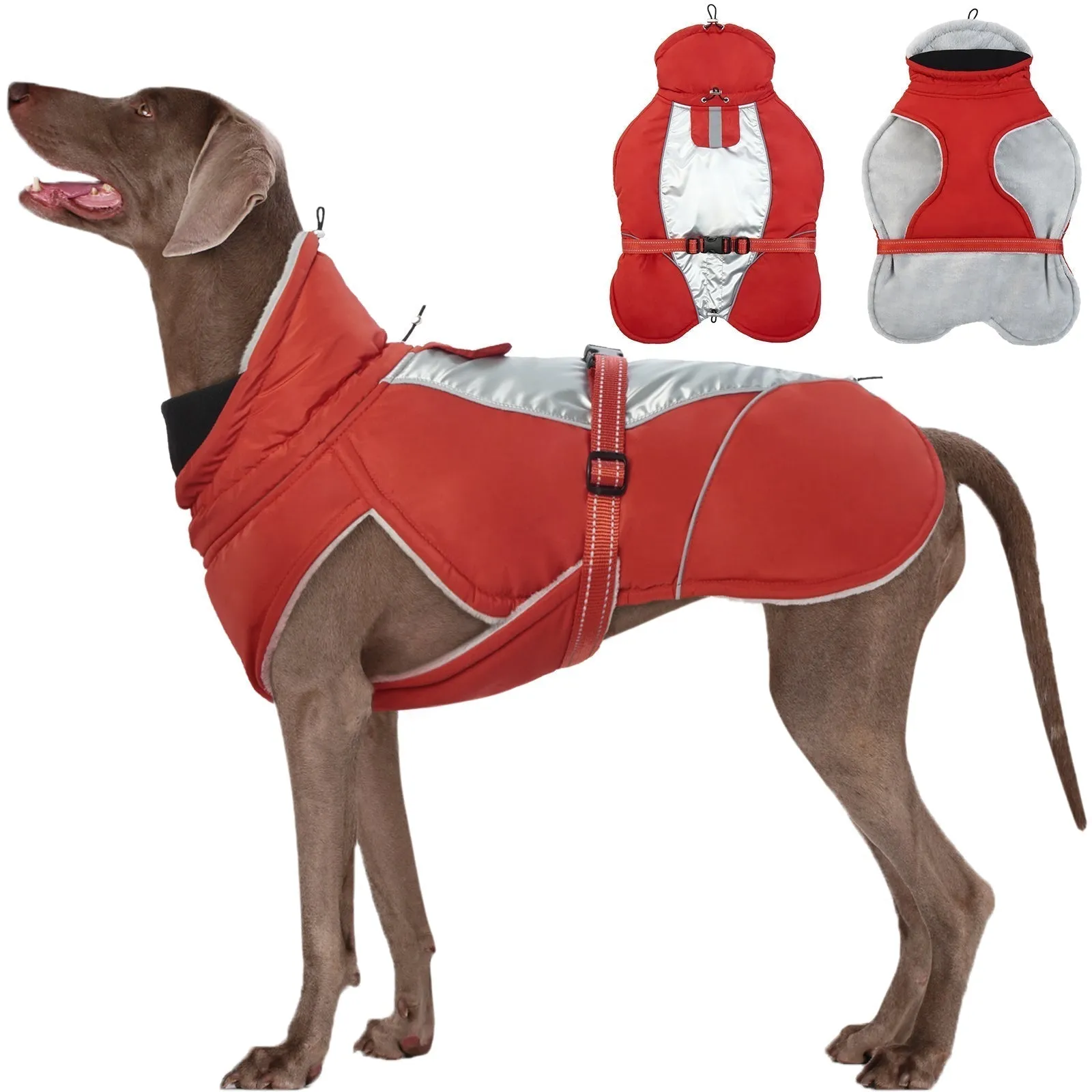 PawComfort - Gilet réfléchissant pour chien pour l'hiver | Sr et chaleureux