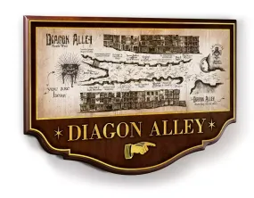 Plaque murale Diagon Alley - Noble Collection - Harry Potter