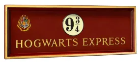 Plaque Poudlard Express 9 3/4 - Noble Collection - Harry Potter