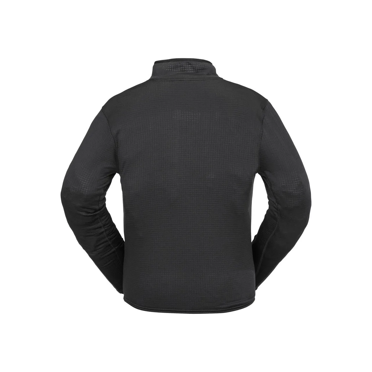 Polaire Gridlock Mock Neck - Black