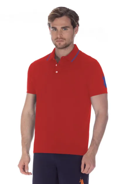 Polo manches courtes - Rouge - US POLO