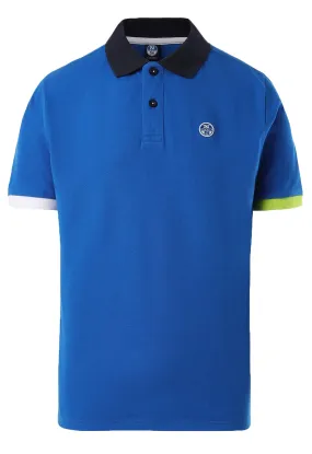 Polo North Sails Homme SS Polo Graphic Royal