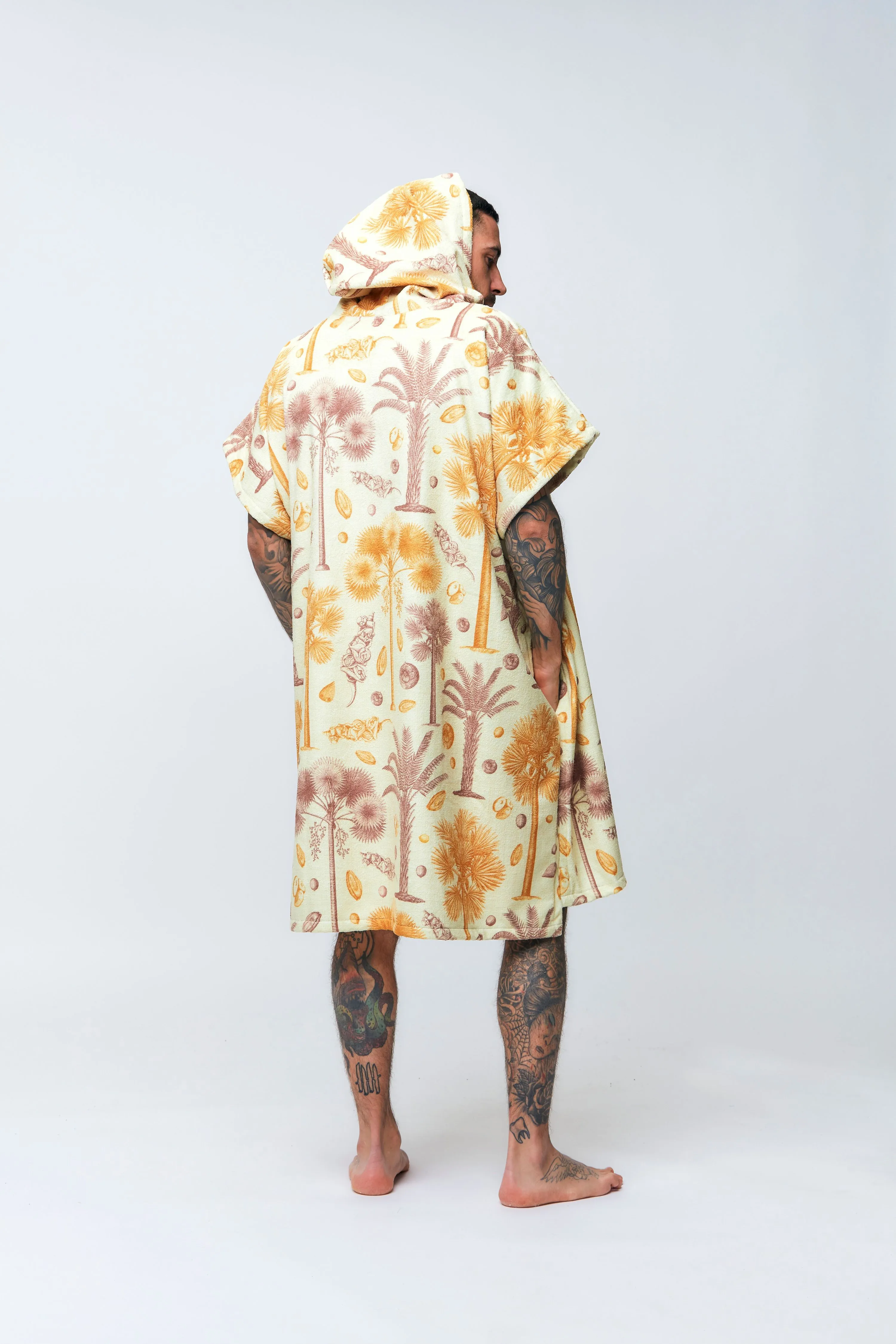 Poncho Botanical - Linen