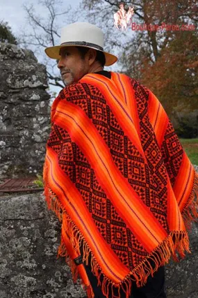 Poncho Cordillera des Andes