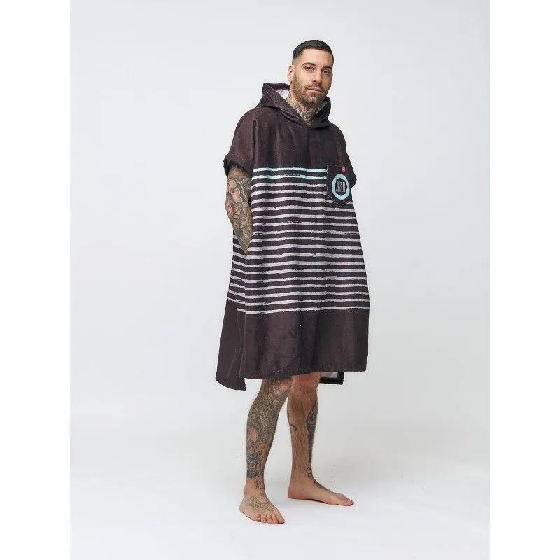 Poncho Sailor Stripes Black