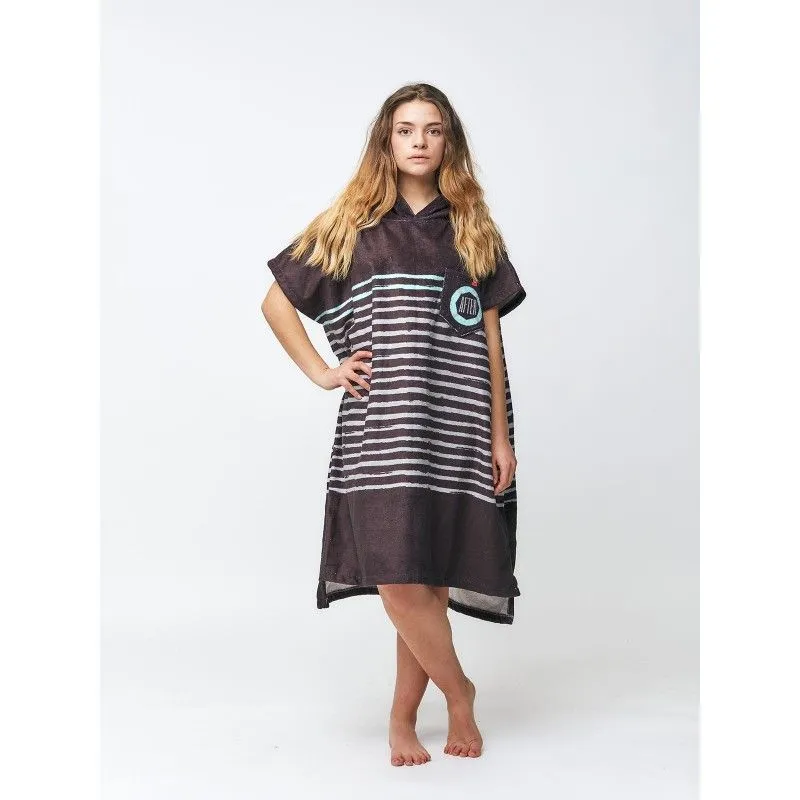 Poncho Sailor Stripes Black