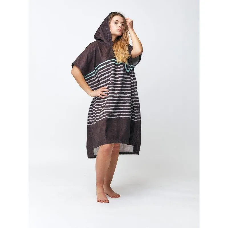 Poncho Sailor Stripes Black