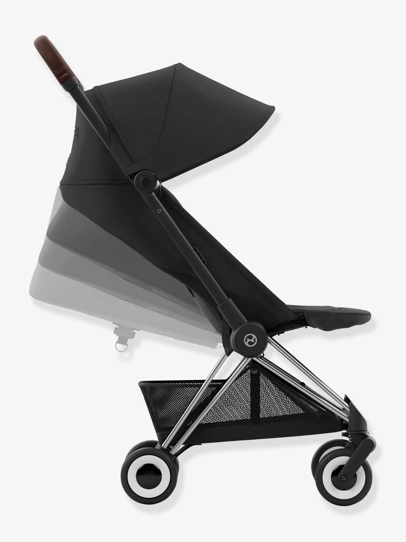 Poussette CYBEX Platinum Coya chrome brown/sepia black - Cybex