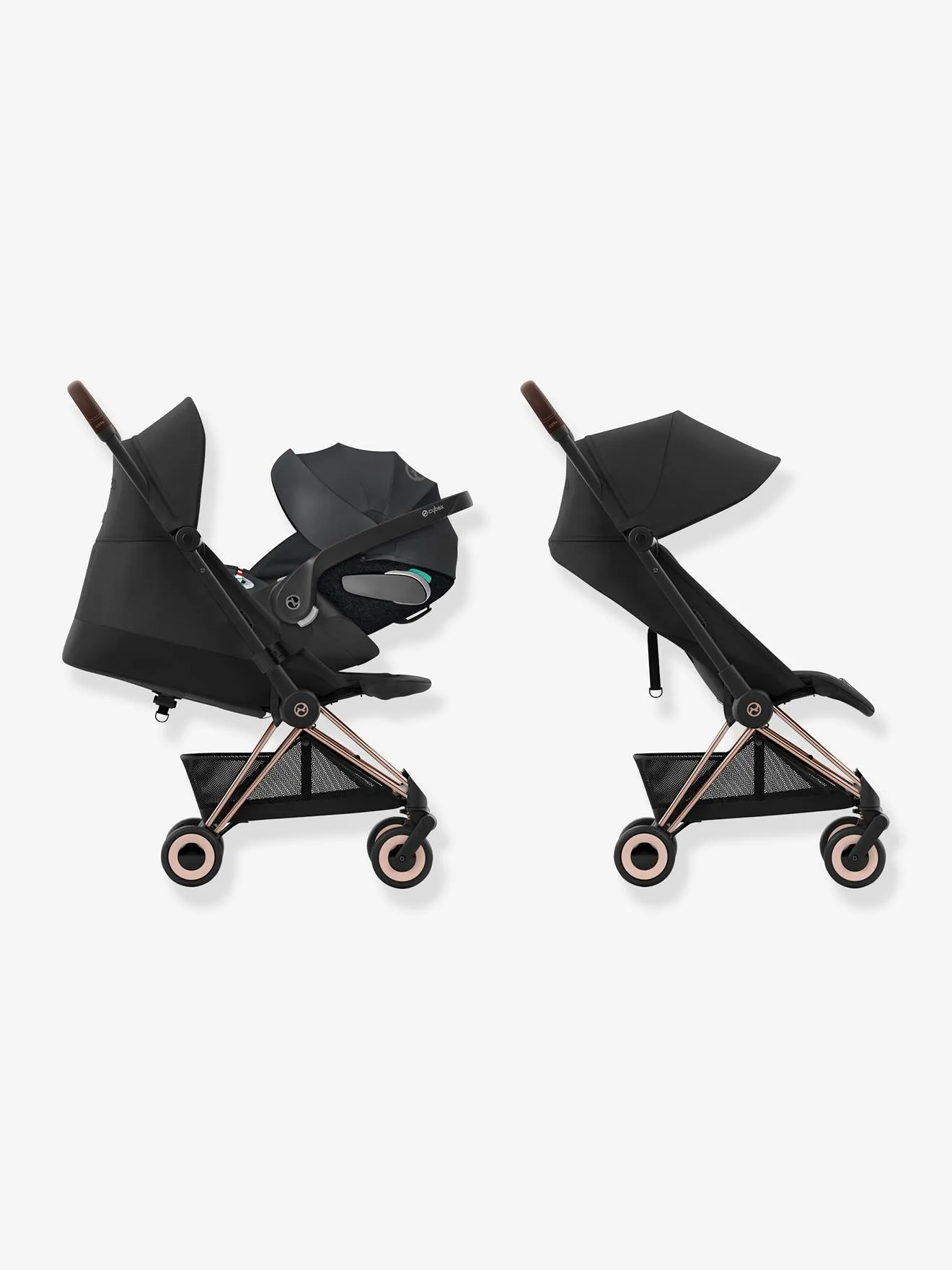 Poussette CYBEX Platinum Coya chrome brown/sepia black - Cybex