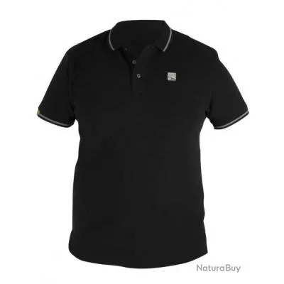 PRESTON POLO NOIR - BLACK POLO Medium