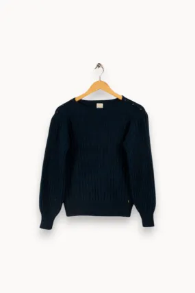 Pull bleu foncé - Taille XS/34