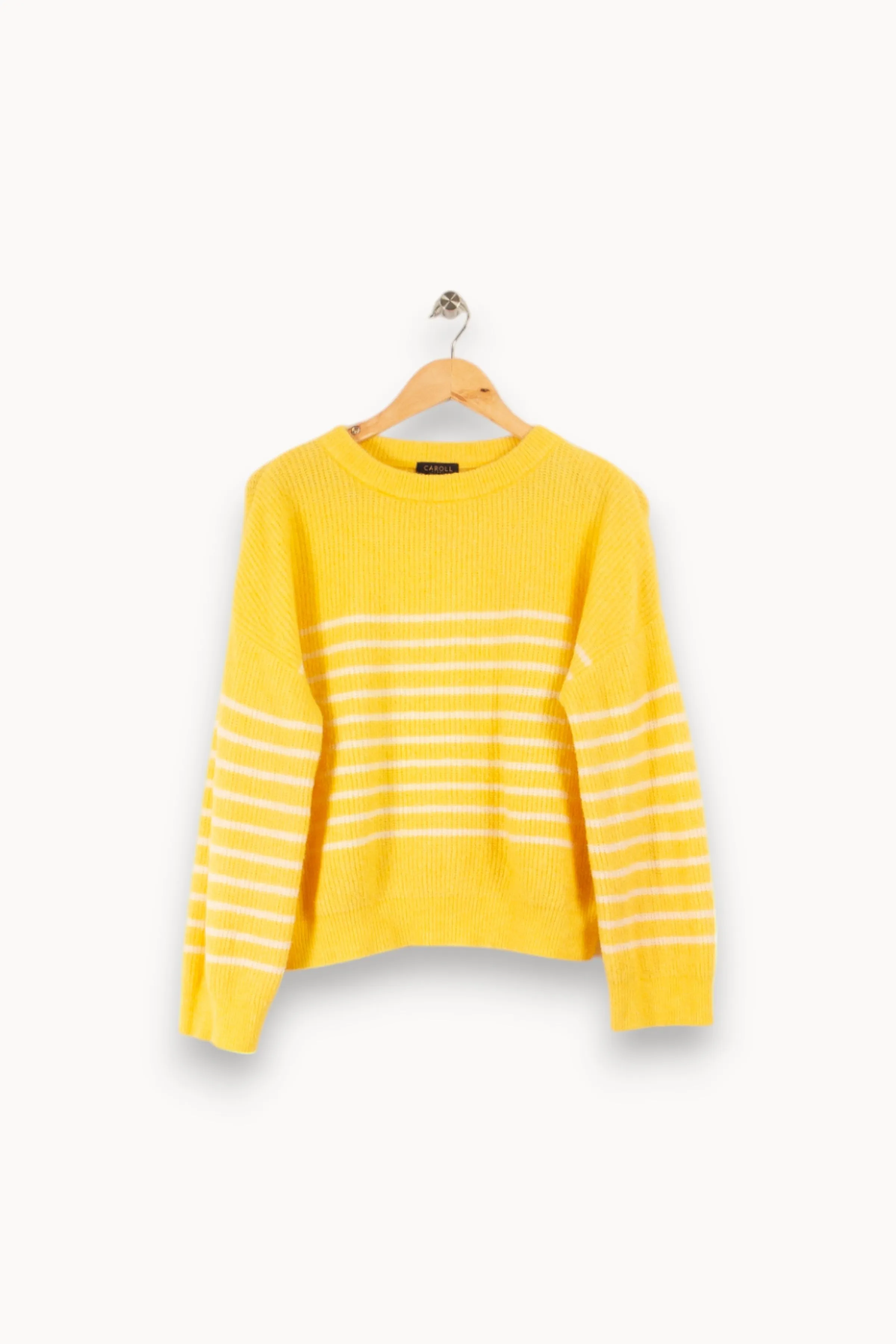 Pull en maille jaune - Taille M/38