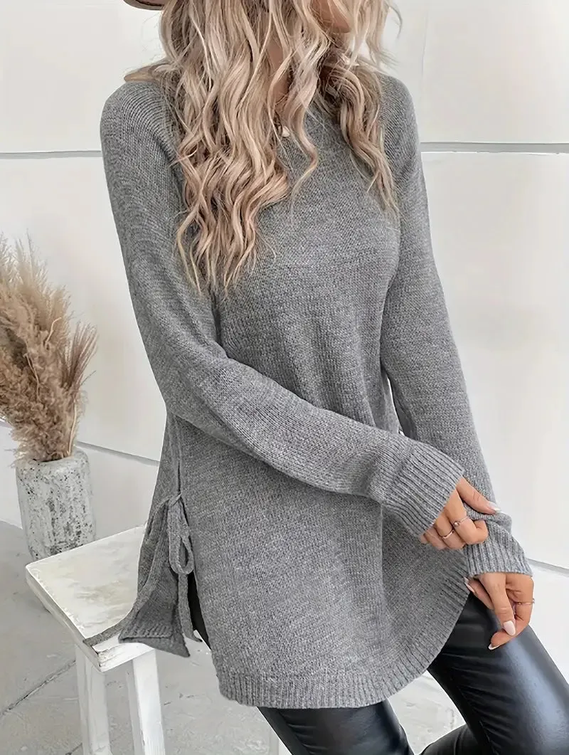 Pull à Col Rond pour Femmes