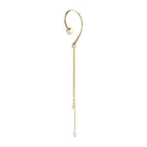 Rachel Entwistle Amphi Pearl Ear Cuff Gold - Trouva