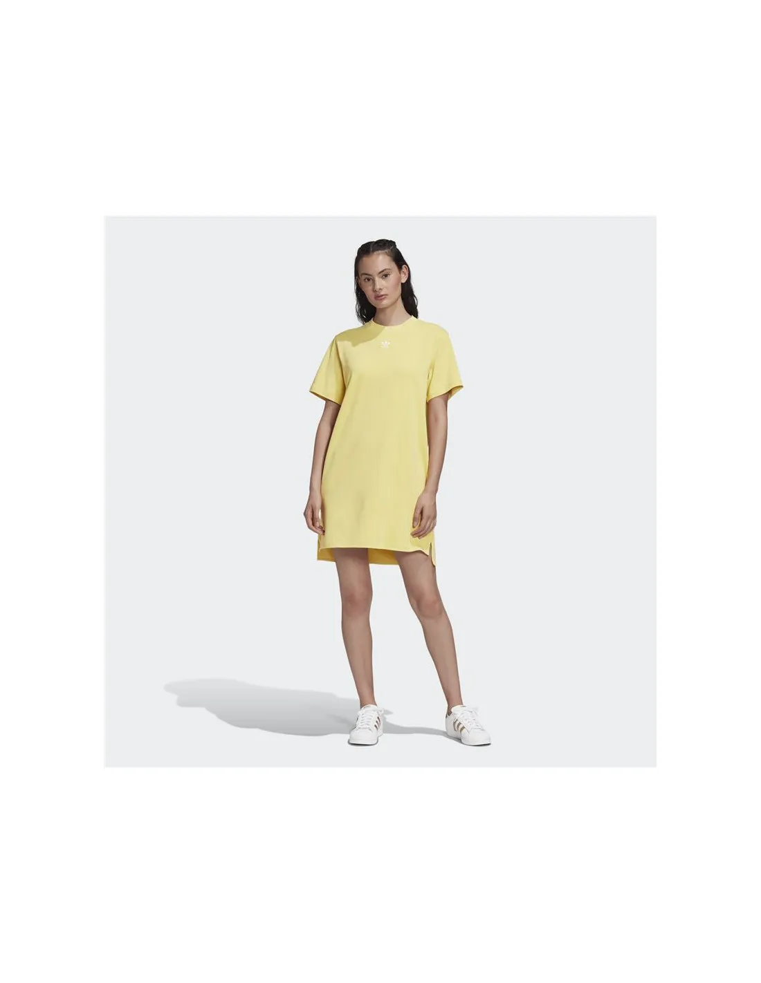 Robe adidas Trefoil jaune Femmes