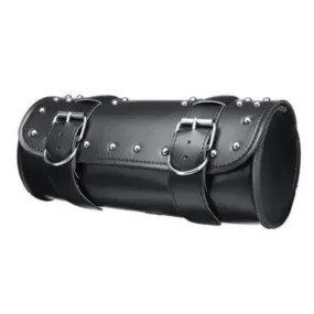 Sacoche cuir moto - Roll Barrel NOIR