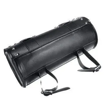 Sacoche cuir moto - Roll Barrel NOIR