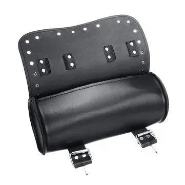 Sacoche cuir moto - Roll Barrel NOIR