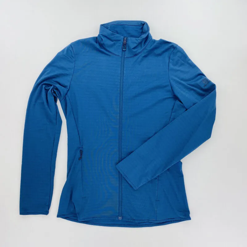 Salomon Outrack Full Zip Mid W - Seconde main Polaire femme - Bleu - S | Hardloop