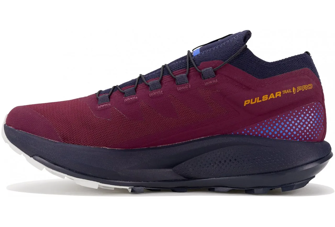 SALOMON PULSAR TRAIL PRO GRAPE WINE  Chaussures de trail