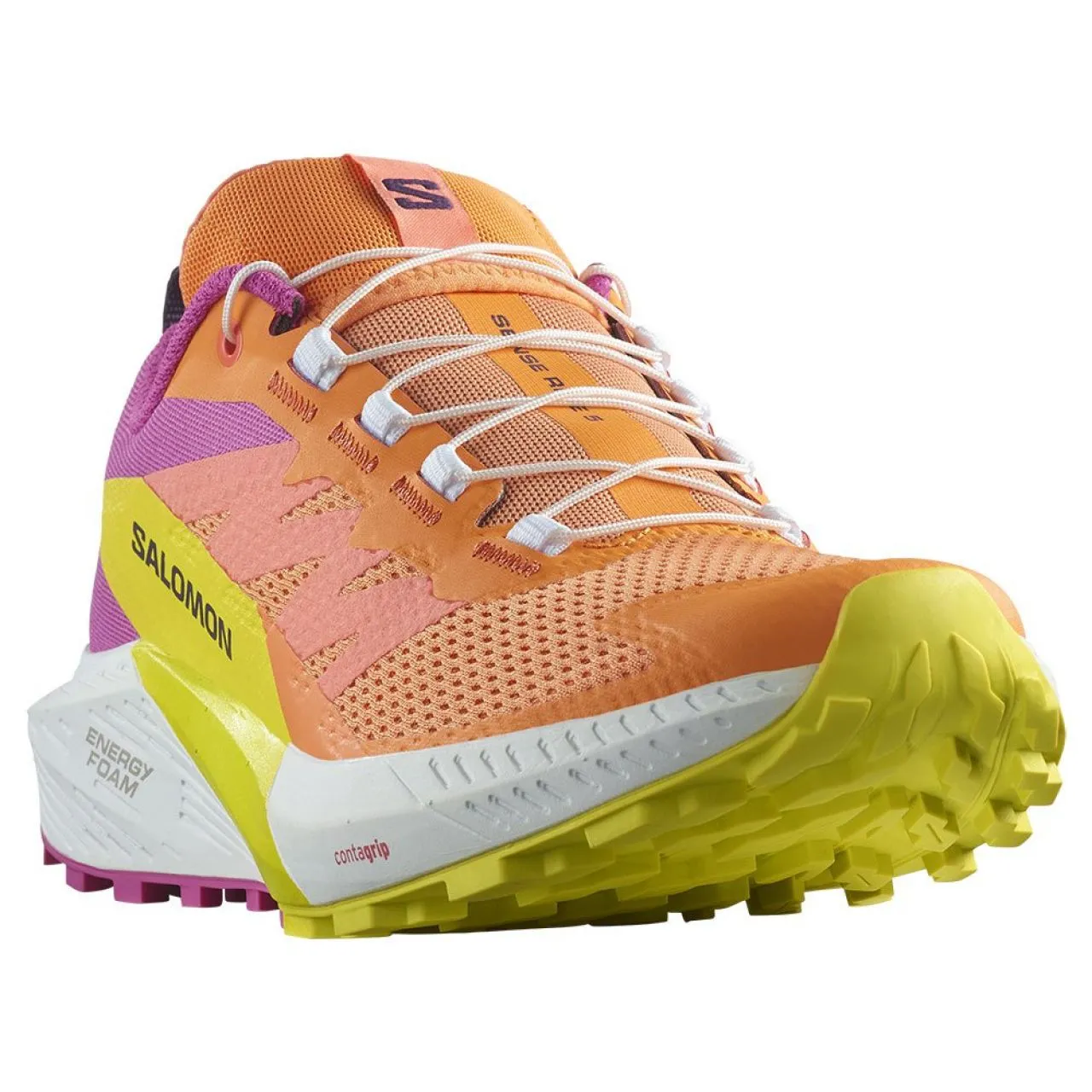 SALOMON SENSE RIDE 5 BIRD OF PARADISE   Chaussures de trail