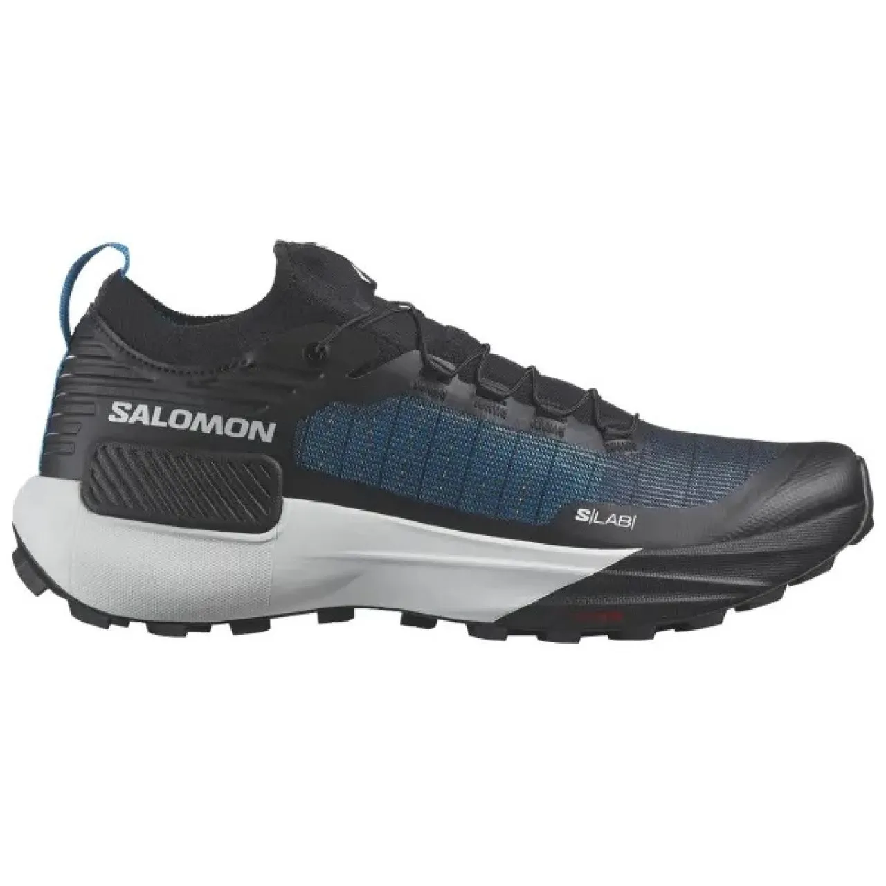 SALOMON S/LAB GENESIS BLACK ET BLUE DANUBE Chaussures de trail