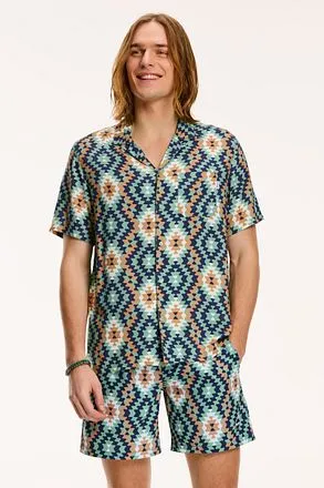 Shiwi Chemise Mayan Geo Vert 1541587251-712 commander en lig