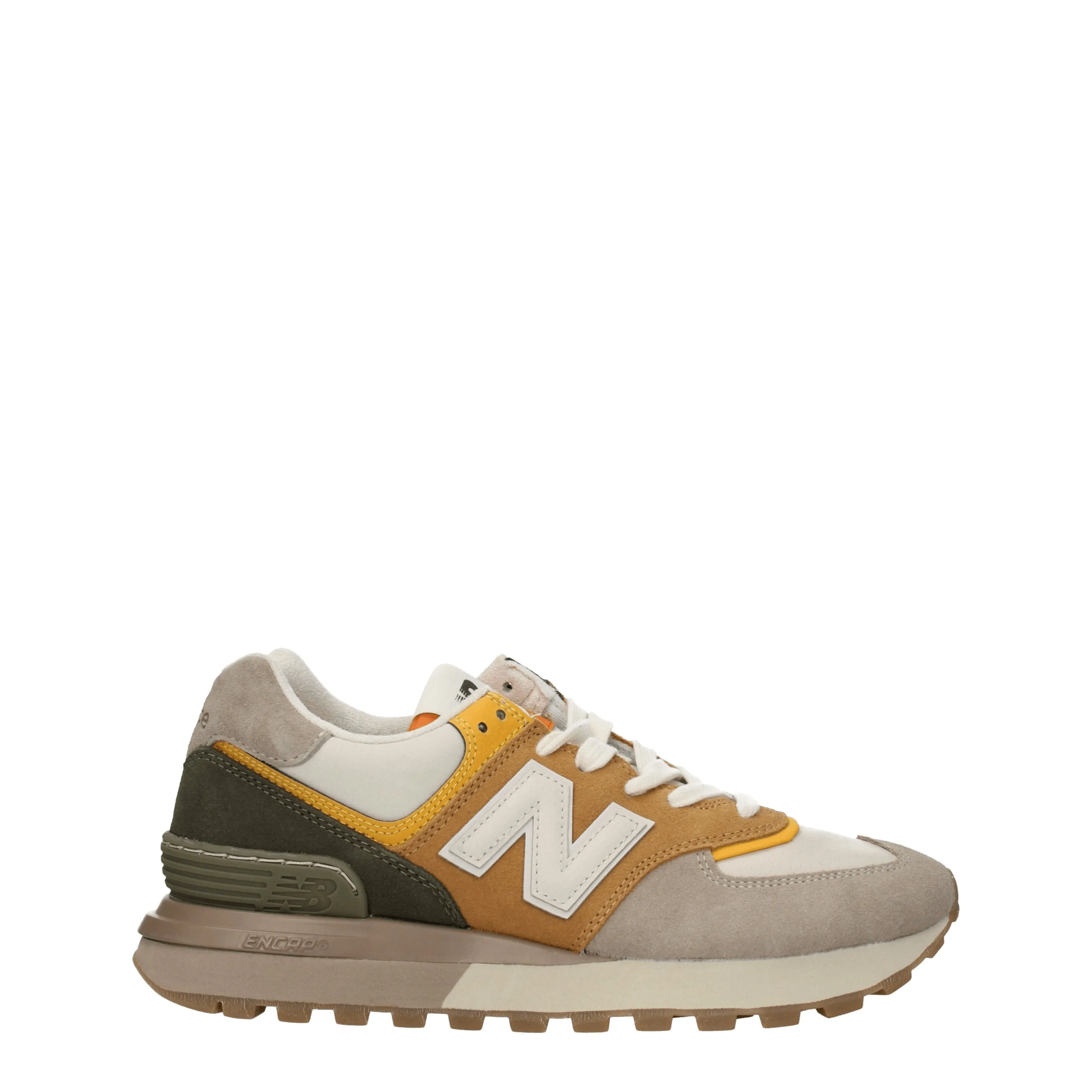 Sneakers de New Balance 574 Mentes Suede Beige / Mustard