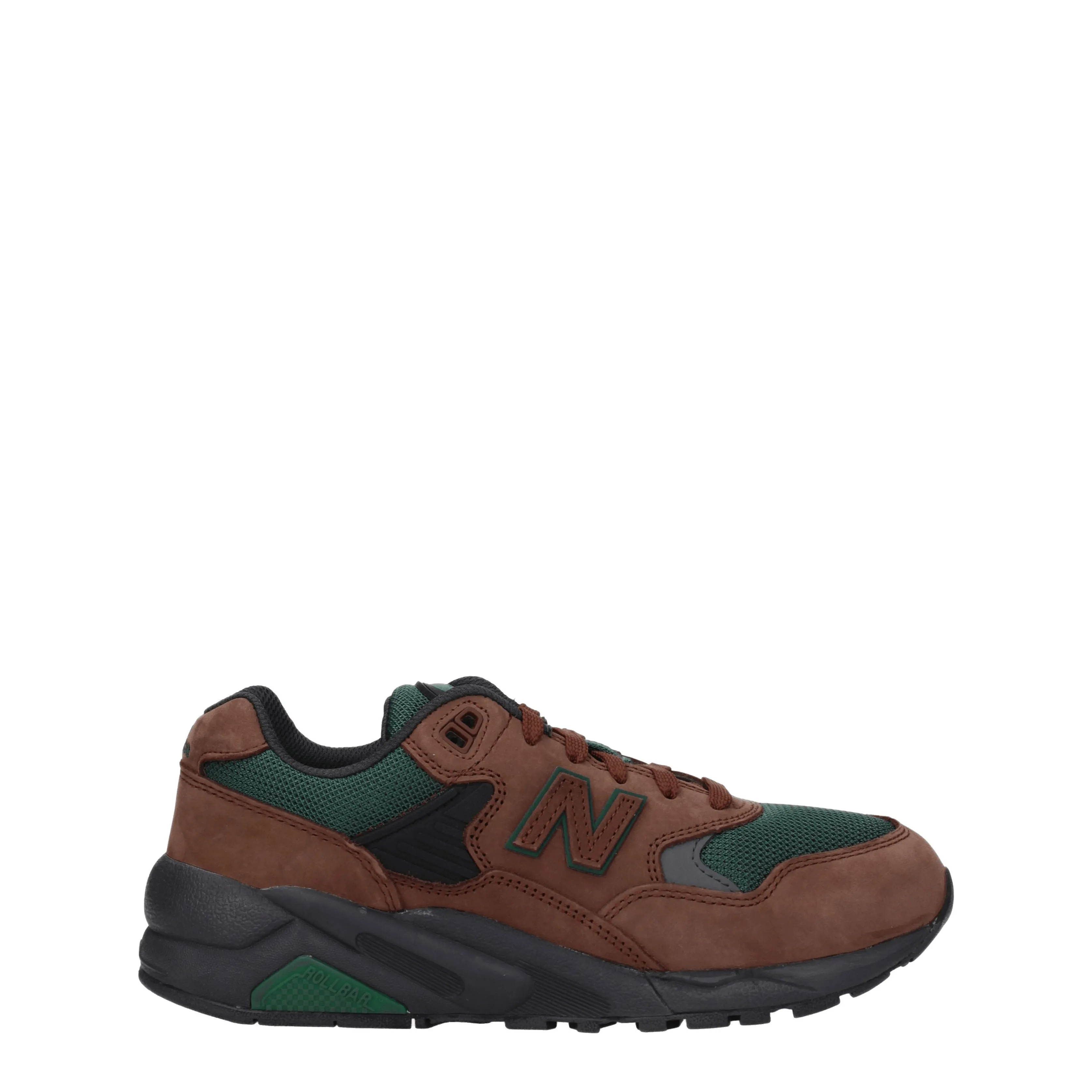 Sneakers de New Balance 580 Mens Suede Brown / Green