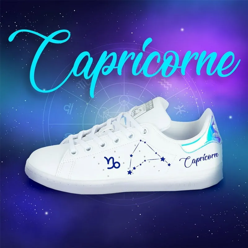 Stan Smith Argent Signe Capricorne - Shoozy