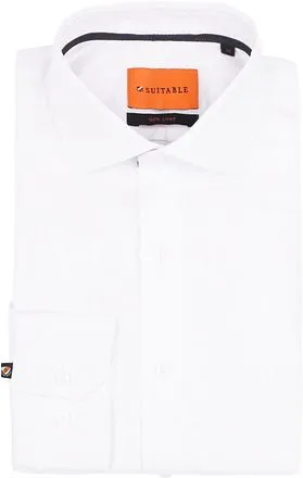 Suitable Chemise Lin Blanche SH-LIN-CLAS-24.01 commander en 