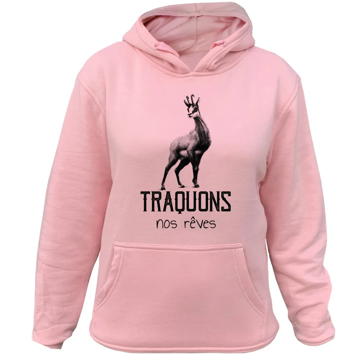 Sweat Chasseresse Chamois – Traquons nos rêves