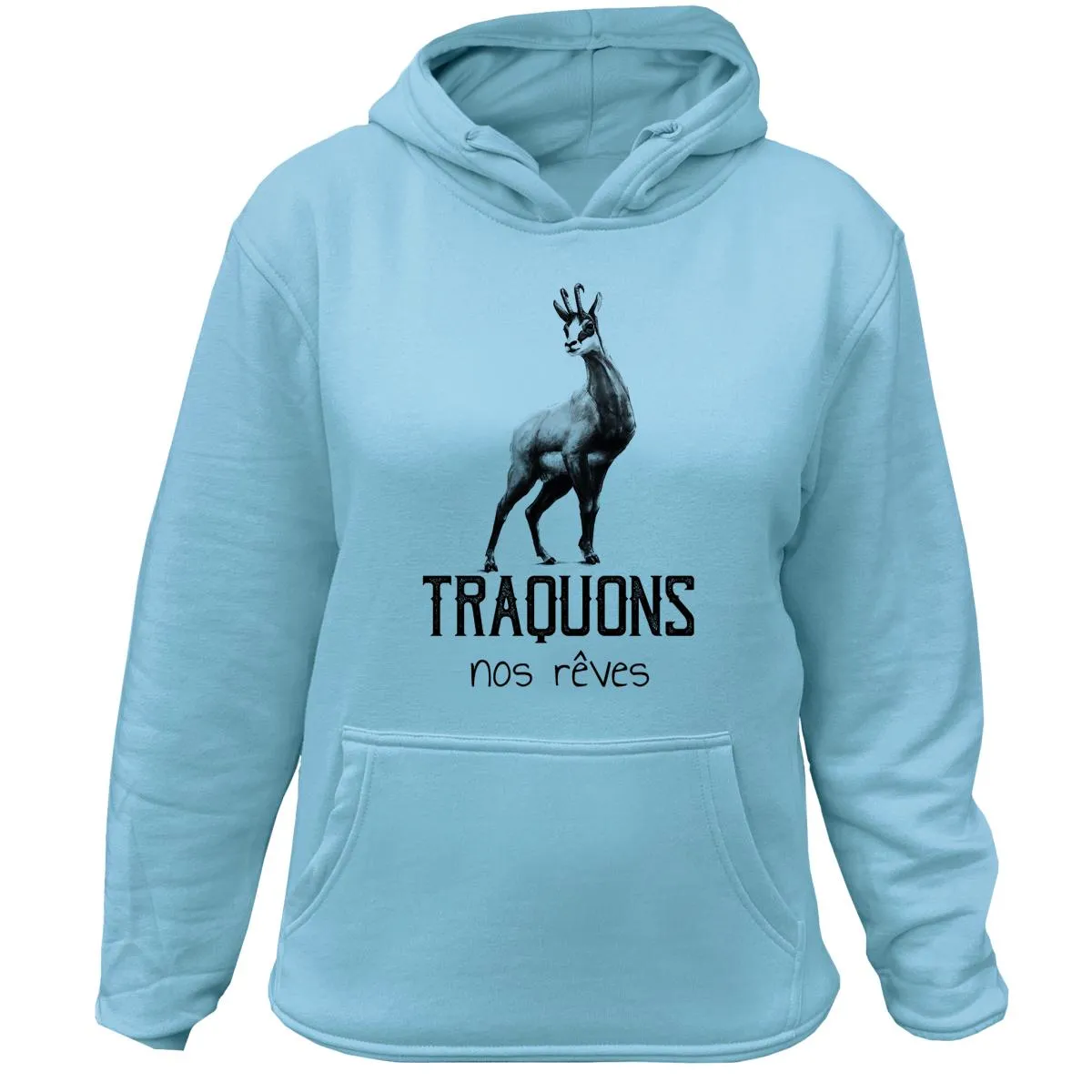 Sweat Chasseresse Chamois – Traquons nos rêves